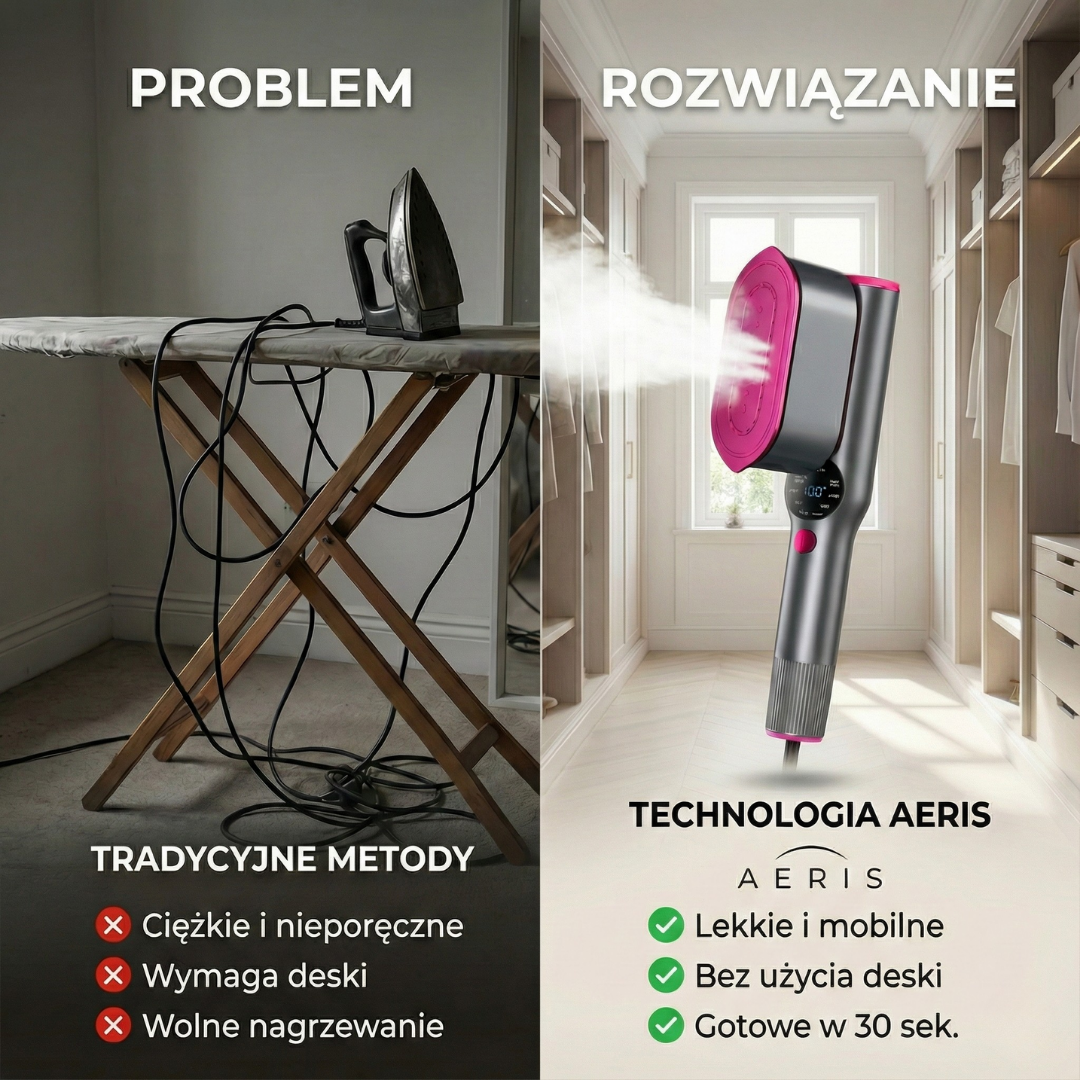 AERIS™ - Profesjonalna Parownica Ręczna